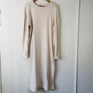 Free People Beach Cozy Long Top with Exaggerated Side Splits